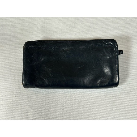 Junior Drake Soft Buttery Leather Black Zip Around Wallet - Picture 2 of 10